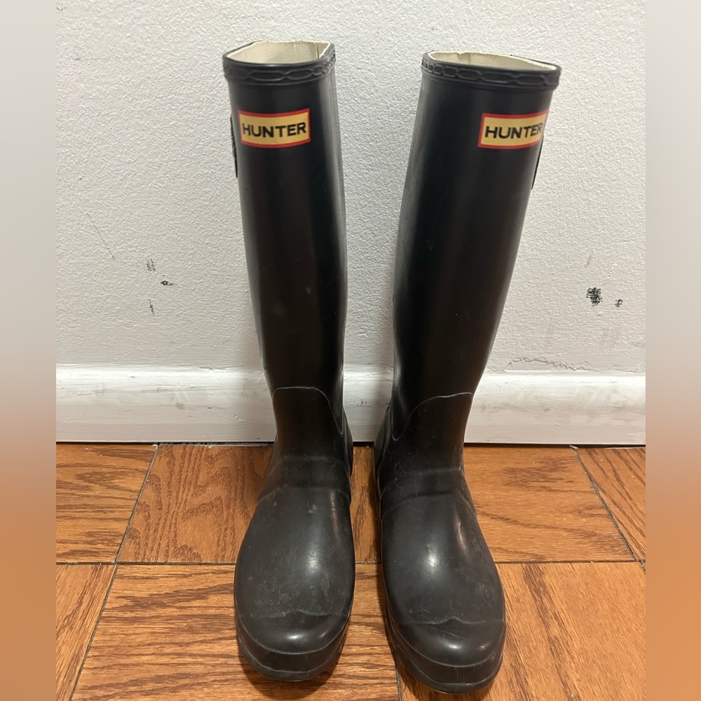 Hunter Tall Original Rainboot Black Size 7